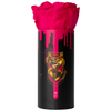Flowerbox longlife Key to your heart donker roze - Rosuz