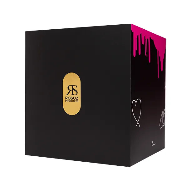 Flowerbox longlife Zara metallic strawberry verpakking - Rosuz